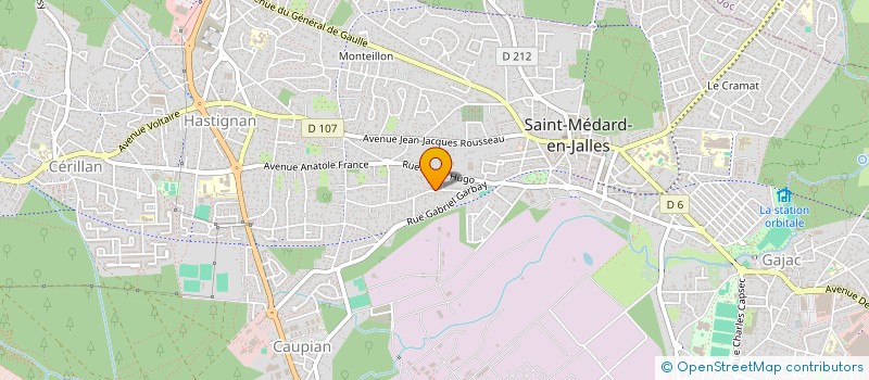 localisation de l'entreprise JJ IMMO  SAINT-MEDARD-EN-JALLES