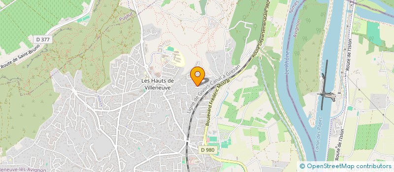 localisation de l'entreprise JJ INVEST  VILLENEUVE-LES-AVIGNON