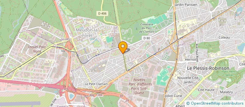 localisation de l'entreprise JJ LAVERIE à CLAMART