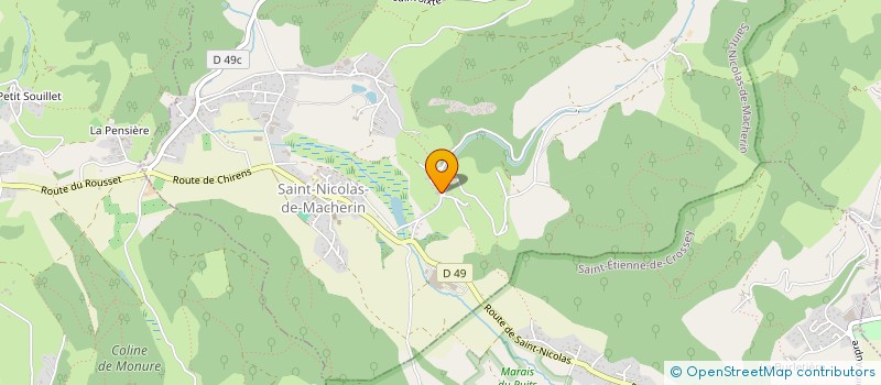 localisation de l'entreprise JJ-LNA4  SAINT-NICOLAS-DE-MACHERIN