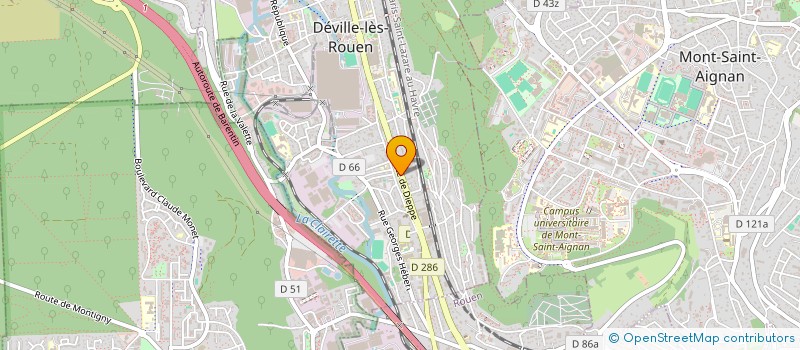 localisation de l'entreprise JJ MOTORS  DEVILLE-LES-ROUEN