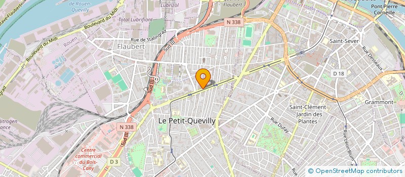 localisation de l'entreprise JJ PRESTA  LE PETIT-QUEVILLY