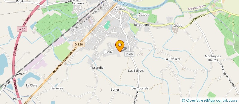 localisation de l'entreprise JJ&S  ALBIAS