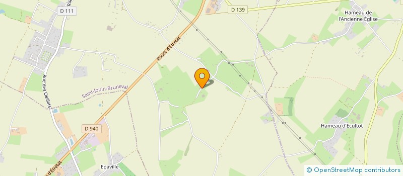 localisation de l'entreprise JJ TERRASSEMENT  SAINT-JOUIN-BRUNEVAL