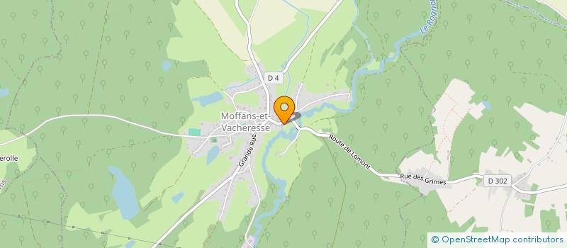 localisation de l'entreprise JJ WOOD  MOFFANS-ET-VACHERESSE