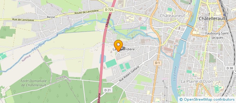 localisation de l'entreprise JJ43  CHATELLERAULT