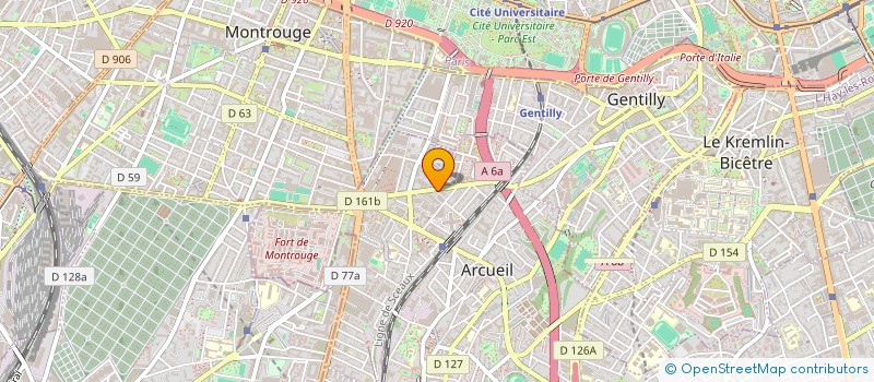 localisation de l'entreprise JJ52  ARCUEIL