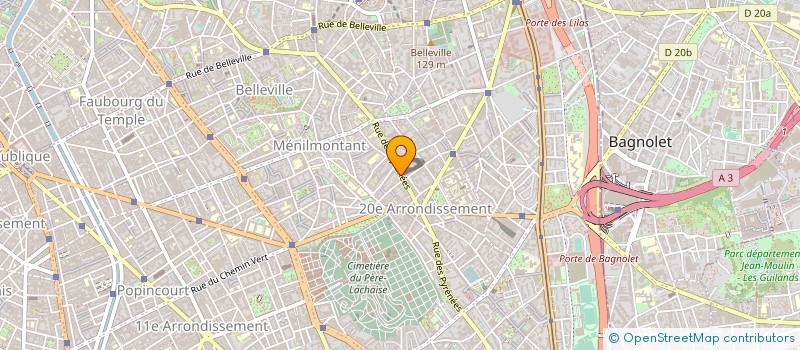 localisation de l'entreprise JJA  PARIS