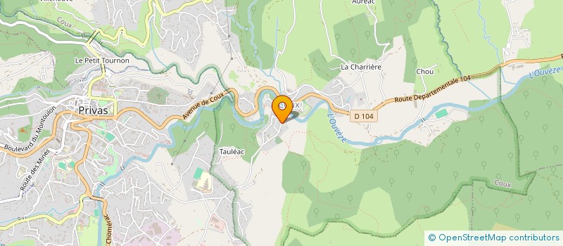 localisation de l'entreprise JJA  COUX