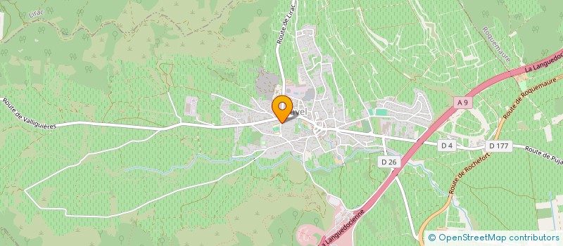 localisation de l'entreprise JJA  TAVEL