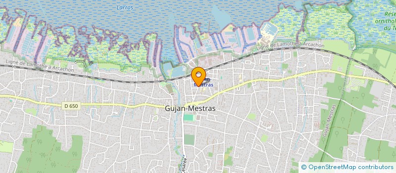 localisation de l'entreprise JJAAS  GUJAN-MESTRAS