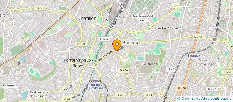 localisation de l'entreprise JJAD à BAGNEUX