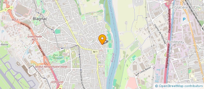 localisation de l'entreprise JJALIHELMAE  BLAGNAC