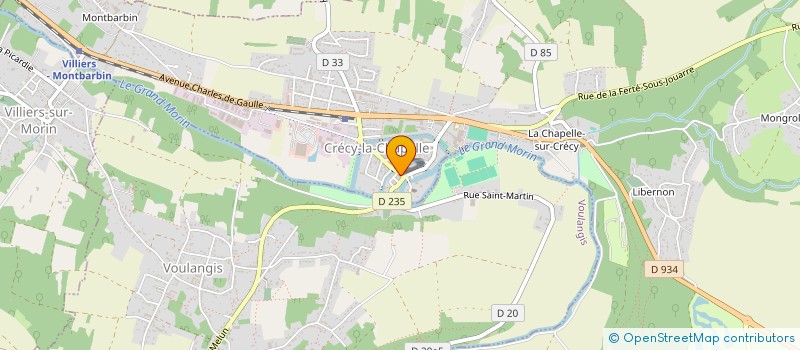 localisation de l'entreprise JJAP à CRECY-LA-CHAPELLE