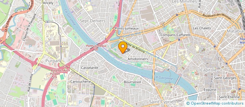 localisation de l'entreprise JJAURES GECA à TOULOUSE