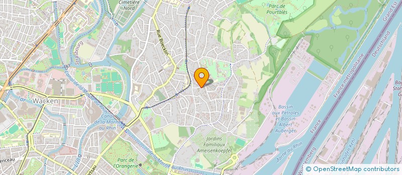 localisation de l'entreprise JJB  STRASBOURG