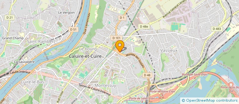 localisation de l'entreprise JJB CONSULTING à CALUIRE-ET-CUIRE