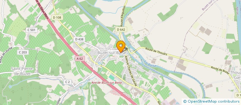 localisation de l'entreprise JJB CORPORATION  BUZET-SUR-BAISE