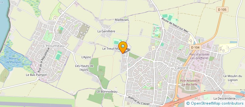 localisation de l'entreprise JJBPE  LAGORD