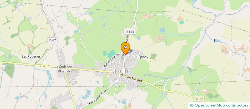 localisation de l'entreprise JJBV HOLDING à MONTREVAULT-SUR-EVRE