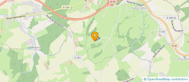 localisation de l'entreprise JJC  NABRINGHEN