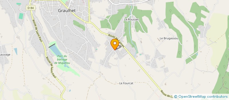 localisation de l'entreprise JJC IMMOBILIER  GRAULHET