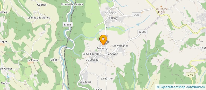 localisation de l'entreprise JJC INVESTISSEMENTS  SONNAC