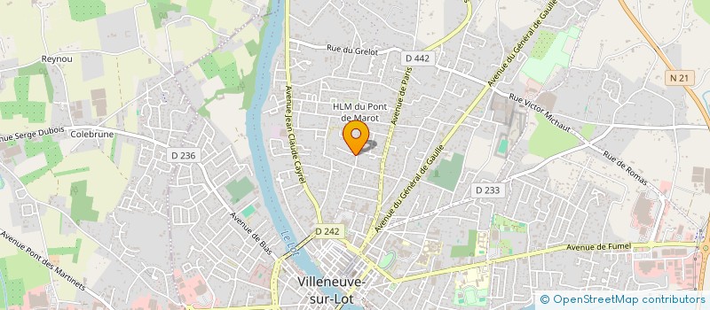 localisation de l'entreprise JJCAS  VILLENEUVE SUR LOT