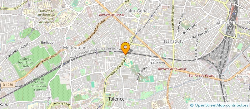 localisation de l'entreprise JJCB  TALENCE