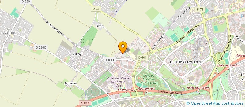 localisation de l'entreprise JJCF  SAINT-CONTEST