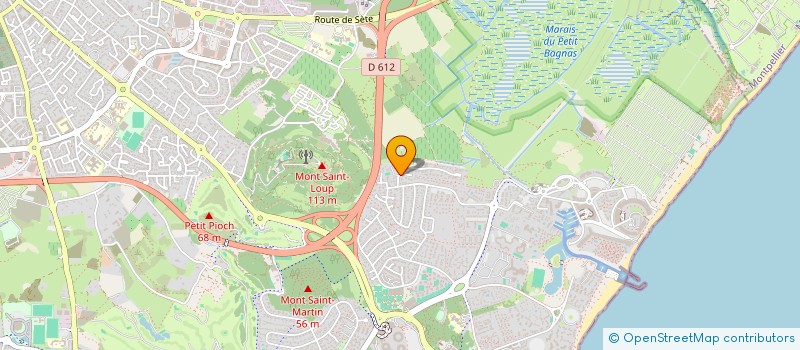 localisation de l'entreprise JJD  AGDE