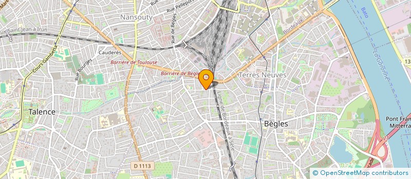 localisation de l'entreprise JJD'OR à BEGLES