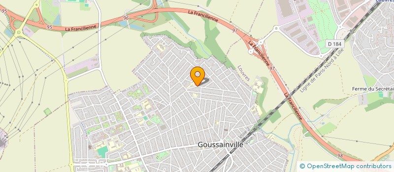 localisation de l'entreprise JJD VTC  GOUSSAINVILLE