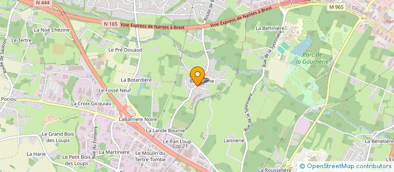 localisation de l'entreprise JJDHPAD à COUERON