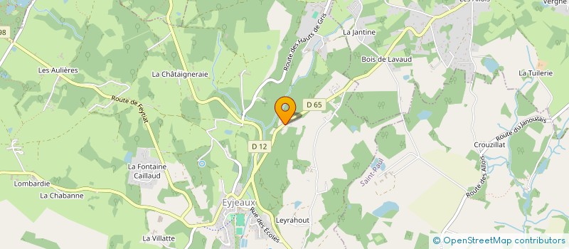 localisation de l'entreprise JJDMA à EYJEAUX