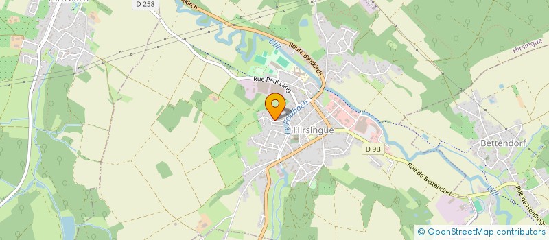 localisation de l'entreprise JJDR  HIRSINGUE