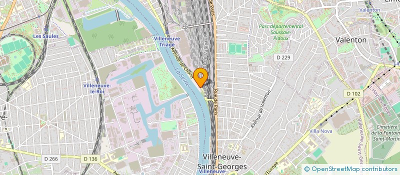 localisation de l'entreprise JJE à VILLENEUVE-SAINT-GEORGES