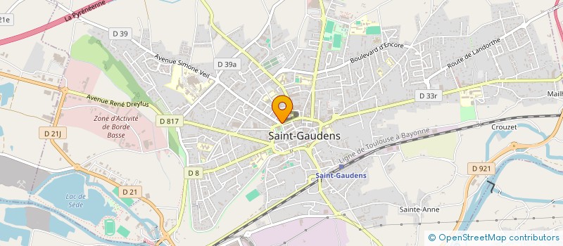 localisation de l'entreprise JJEF à SAINT-GAUDENS