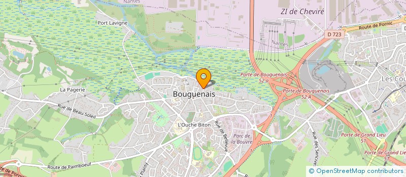 localisation de l'entreprise JJF INVEST à BOUGUENAIS