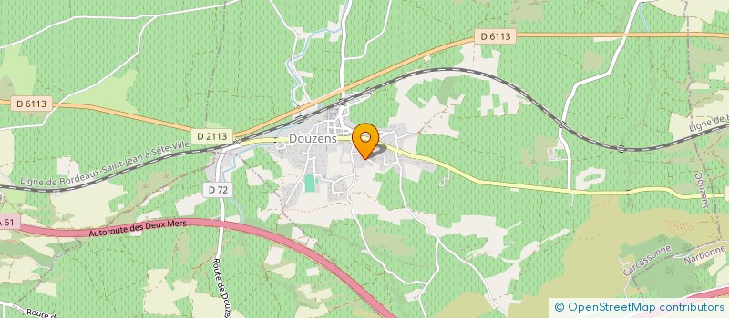 localisation de l'entreprise JJF INVEST  DOUZENS