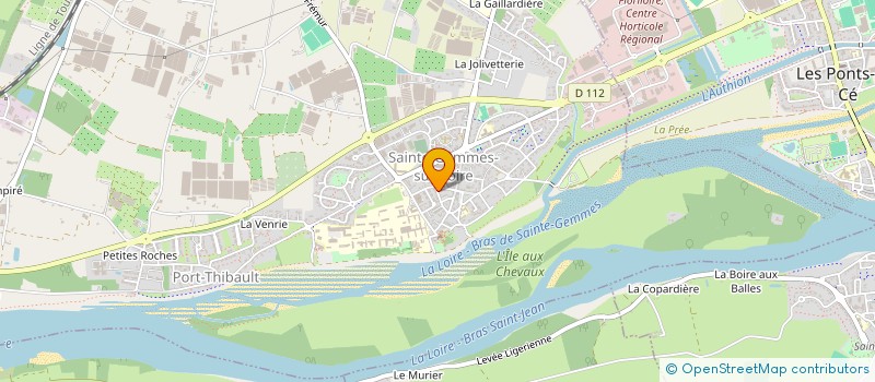 localisation de l'entreprise JJF LOCATION à SAINTE-GEMMES-SUR-LOIRE