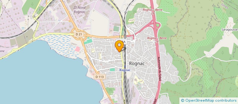 localisation de l'entreprise JJJ  ROGNAC