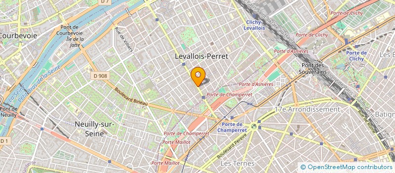localisation de l'entreprise JJJ CONSEIL à LEVALLOIS-PERRET