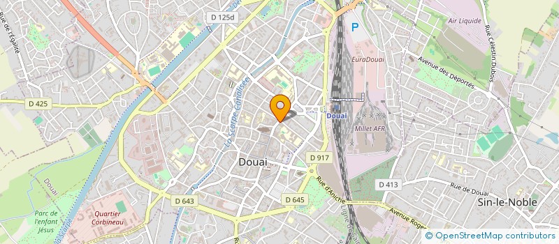 localisation de l'entreprise JJKA  DOUAI