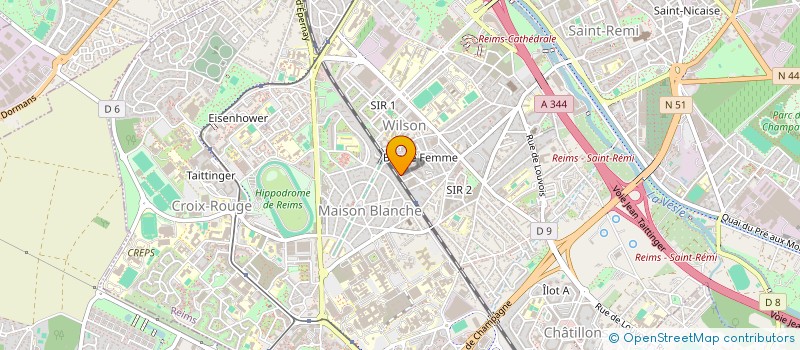 localisation de l'entreprise JJKL PEINTURE  GUEUX