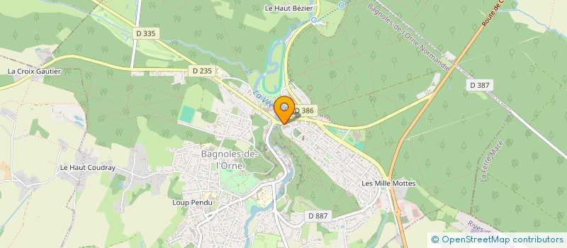 localisation de l'entreprise JJL ASSOCIES à BAGNOLES-DE-L'ORNE-NORMANDIE