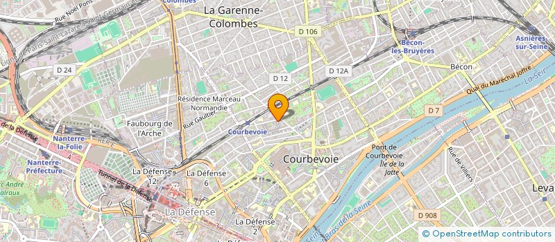 localisation de l'entreprise JJL CONSULTING  COURBEVOIE