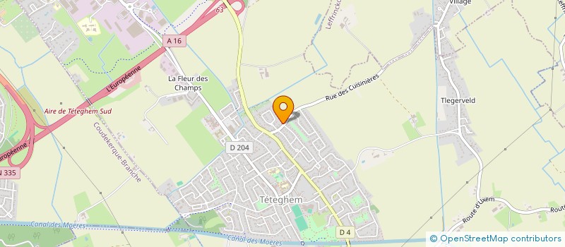 localisation de l'entreprise JJL FOURNIER  TETEGHEM-COUDEKERQUE-VILLAGE