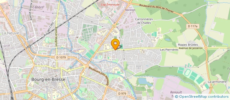 localisation de l'entreprise JJLC à BOURG-EN-BRESSE