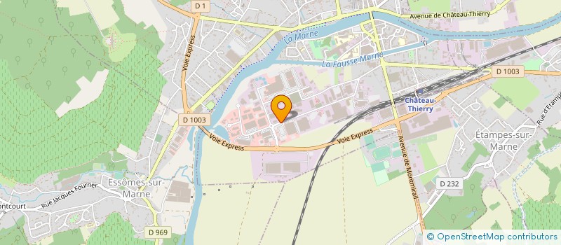 localisation de l'entreprise JJLM DISTRIBUTION  CHATEAU-THIERRY